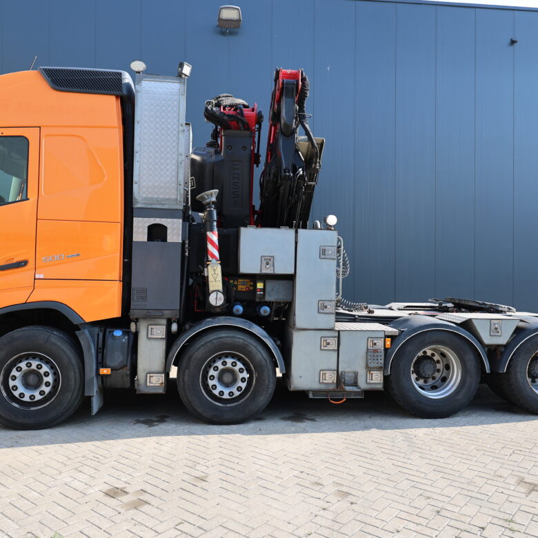 Volvo FH500 8X2 Crane tractor with Fassi 545 with Jib - Image 1